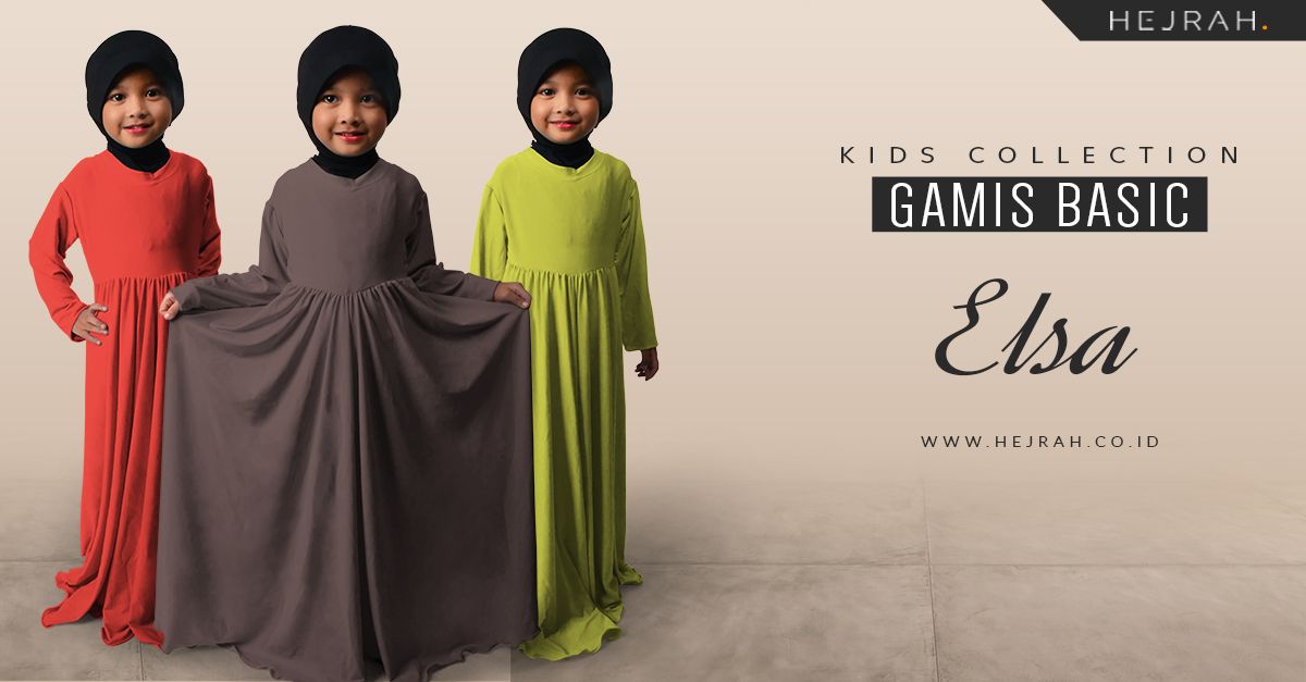  Gamis  Anak  Elsa  Hejrah