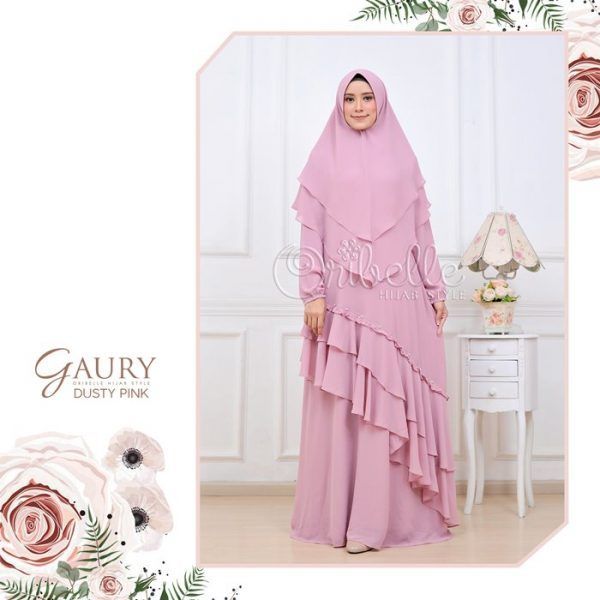 gamis pesta ceruti