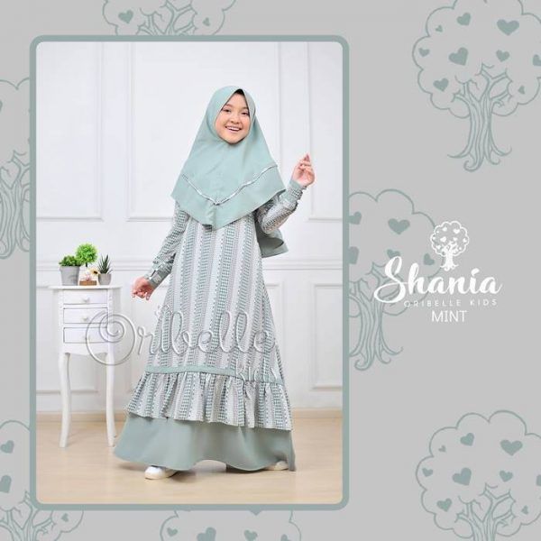 gamis anak shania